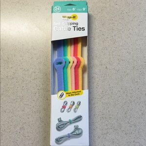 Wrap-It Self-Gripping Cable Ties - 24 Pack